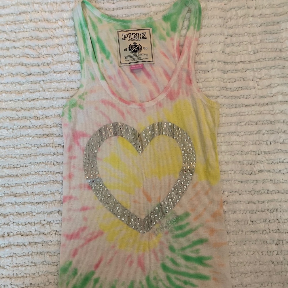 Pink Tie Dye Tank